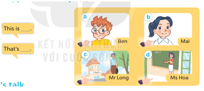 Tiếng Anh 3 Bài 7 - Unit 3 · Lesson 1 - Hình 2