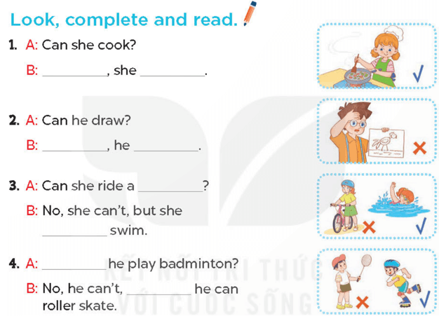 Tiếng Anh 4 Bài 14 - Unit 5 · Lesson 2 - Hình 5