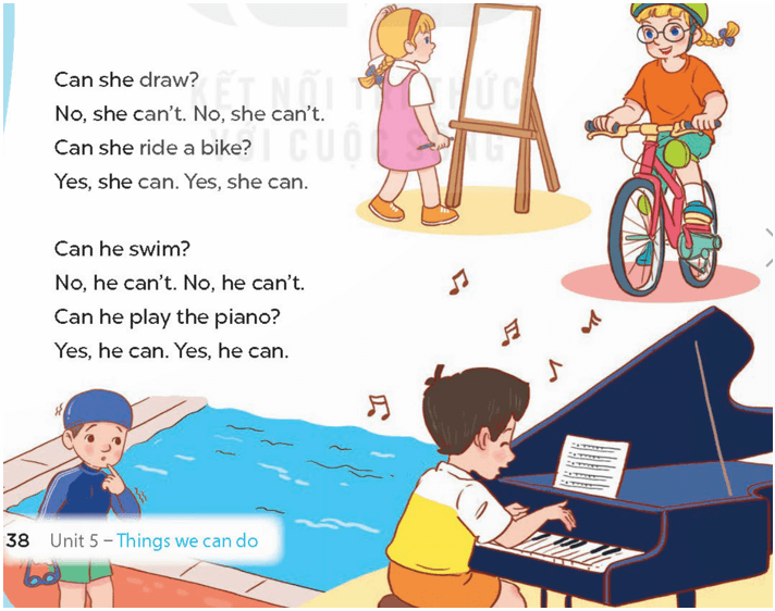 Tiếng Anh 4 Bài 15 - Unit 5 · Lesson 3 - Hình 3