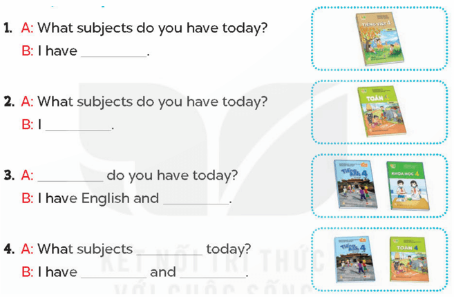 Tiếng Anh 4 Bài 19 - Unit 7 · Lesson 1 - Hình 5