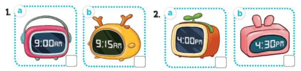 Tiếng Anh 4 Bài 4 - Unit 2 · Lesson 1 - Hình 4
