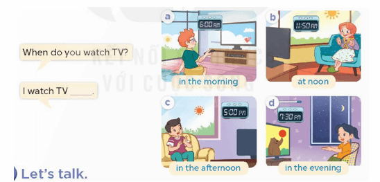 Tiếng Anh 4 Bài 40 - Unit 14 · Lesson 1 - Hình 2