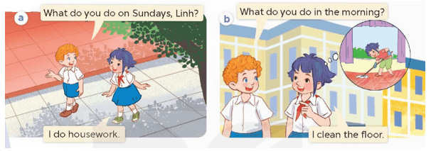 Tiếng Anh 4 Bài 41 - Unit 14 · Lesson 2 - Hình 1
