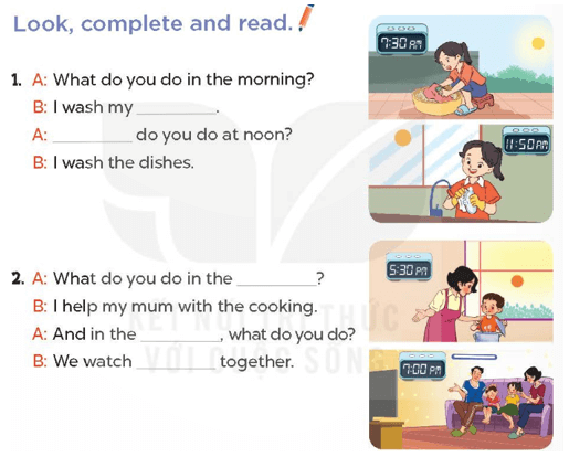 Tiếng Anh 4 Bài 41 - Unit 14 · Lesson 2 - Hình 5