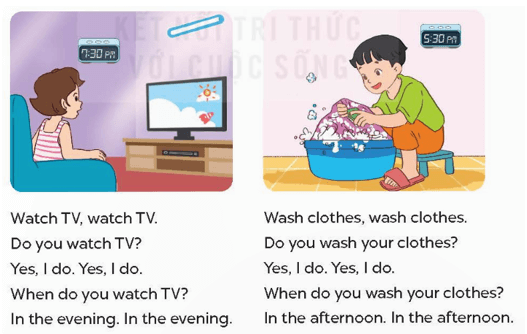 Tiếng Anh 4 Bài 42 - Unit 14 · Lesson 3 - Hình 3