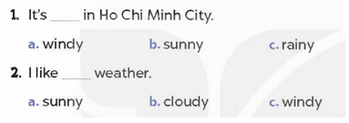 Tiếng Anh 4 Bài 48 - Unit 16 · Lesson 3 - Hình 2