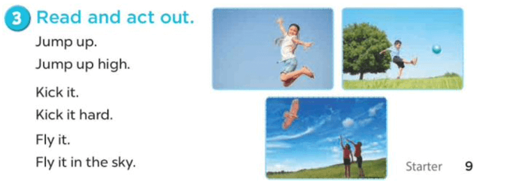 Tiếng Anh 4 Bài 63 - Starter · C. Outdoor activities - Hình 3