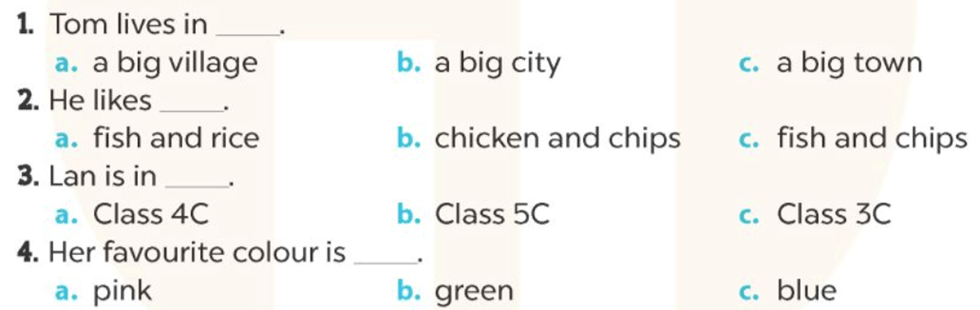 Tiếng Anh 5 Bài 3 - Unit 1 · Lesson 3 - Hình 6