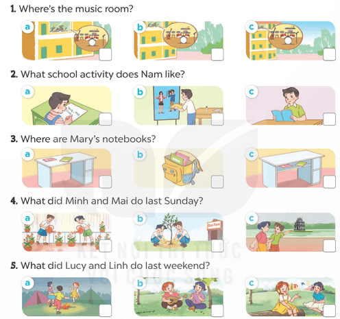 Tiếng Anh 5 Bài 66 - Review 2 - Hình 1