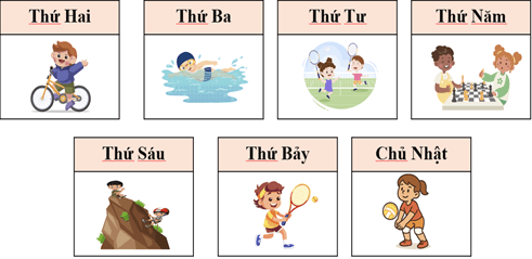 Toán 1 Bài 35 - Ngày trong tuần - Hình 1