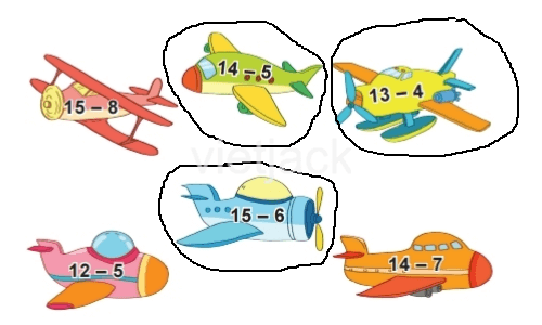 Toán 2 Bài 11 - Phép trừ (qua 10) trong phạm vi 20 - Hình 9