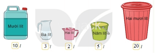 Toán 2 Bài 16 - Lít - Hình 3