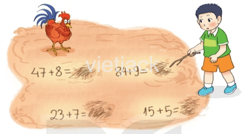 Toán 2 Bài 19 - Phép cộng (có nhớ) số có hai chữ số với số có một chữ số - Hình 17