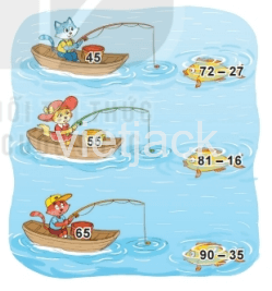 Toán 2 Bài 23 - Phép trừ (có nhớ) số có hai chữ số cho số có hai chữ số - Hình 20
