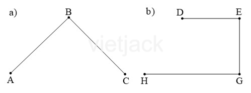 Toán 2 Bài 26 - Đường gấp khúc. Hình tứ giác - Hình 1