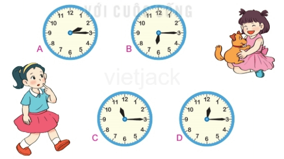 Toán 2 Bài 31 - Thực hành và trải nghiệm xem đồng hồ, xem lịch - Hình 1