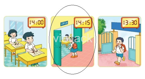 Toán 2 Bài 31 - Thực hành và trải nghiệm xem đồng hồ, xem lịch - Hình 4