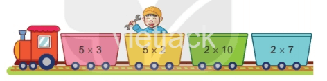 Toán 2 Bài 40 - Bảng nhân 5 - Hình 6