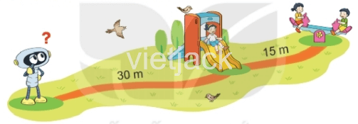 Toán 2 Bài 55 - Đề-xi-mét, mét, ki-lô-mét - Hình 4