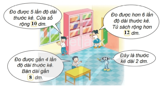 Toán 2 Bài 57 - Thực hành và trải nghiệm đo độ dài - Hình 2