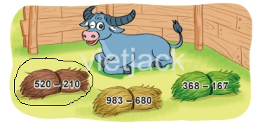 Toán 2 Bài 61 - Phép trừ (không nhớ) trong phạm vi 1 000 - Hình 12