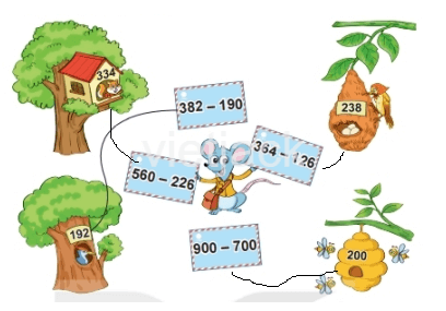 Toán 2 Bài 62 - Phép trừ (có nhớ) trong phạm vi 1 000 - Hình 7