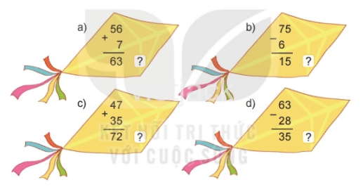 Toán 2 Bài 69 - Ôn tập phép cộng, phép trừ trong phạm vi 100 - Hình 7