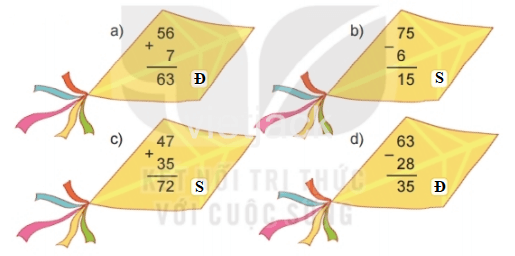 Toán 2 Bài 69 - Ôn tập phép cộng, phép trừ trong phạm vi 100 - Hình 8