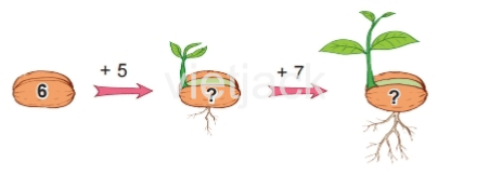 Toán 2 Bài 7 - Phép cộng (qua 10) trong phạm vi 20 - Hình 28