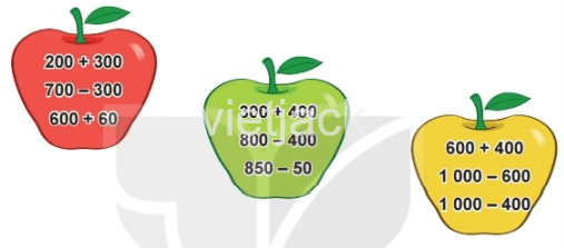 Toán 2 Bài 70 - Ôn tập phép cộng, phép trừ trong phạm vi 1 000 - Hình 1