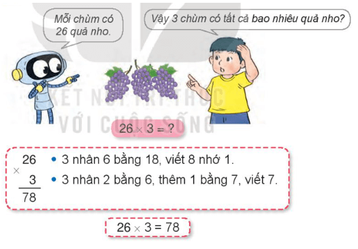 Toán 3 Bài 23 - Nhân số có hai chữ số với số có một chữ số - Hình 6