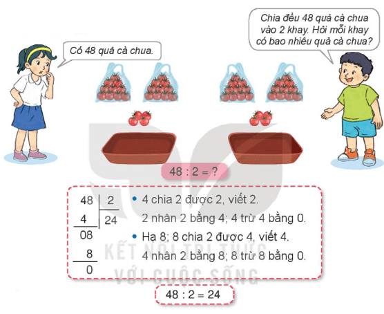 Toán 3 Bài 26 - Chia số có hai chữ số cho số có một chữ số - Hình 1