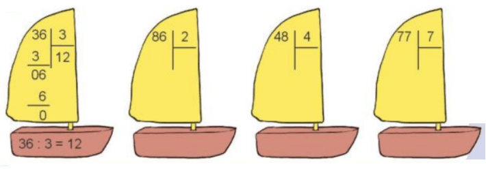 Toán 3 Bài 26 - Chia số có hai chữ số cho số có một chữ số - Hình 2
