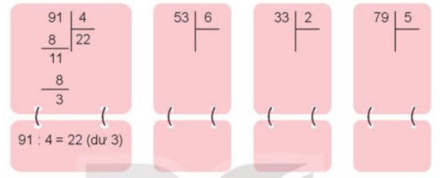 Toán 3 Bài 26 - Chia số có hai chữ số cho số có một chữ số - Hình 7