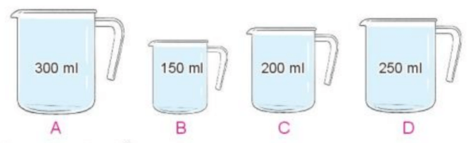Toán 3 Bài 34 - Thực hành và trải nghiệm với các đơn vị mi - li - mét, gam, mi - li - lít, độ C - Hình 12