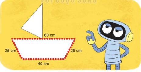 Toán 3 Bài 50 - Chu vi hình tam giác, hình tứ giác, hình chữ nhật, hình vuông - Hình 2