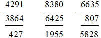 Toán 3 Bài 55 - Phép trừ trong phạm vi 10000 - Hình 3