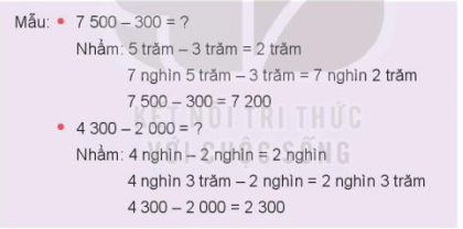 Toán 3 Bài 55 - Phép trừ trong phạm vi 10000 - Hình 5