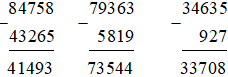 Toán 3 Bài 64 - Phép trừ trong phạm vi 100000 - Hình 2