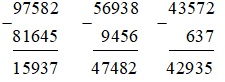 Toán 3 Bài 64 - Phép trừ trong phạm vi 100000 - Hình 6