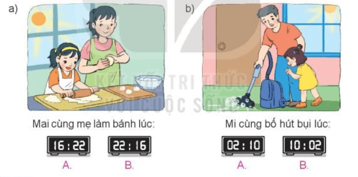 Toán 3 Bài 66 - Xem đồng hồ. Tháng - năm - Hình 5