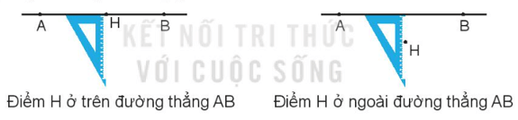 Toán 4 Bài 28 - Thực hành và trải nghiệm vẽ hai đường thẳng vuông góc - Hình 1