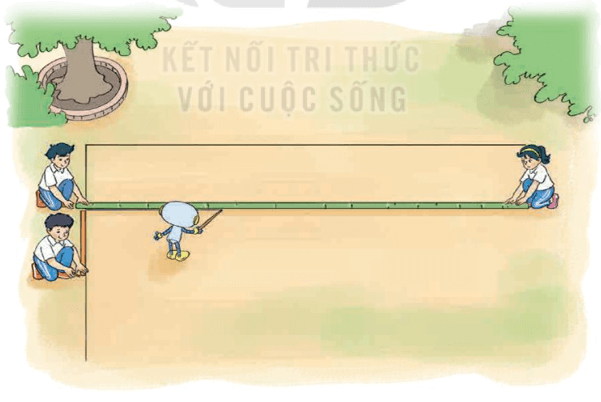 Toán 4 Bài 30 - Thực hành và trải nghiệm vẽ hai đường thẳng song song - Hình 12