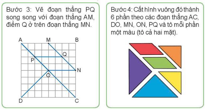 Toán 4 Bài 30 - Thực hành và trải nghiệm vẽ hai đường thẳng song song - Hình 6