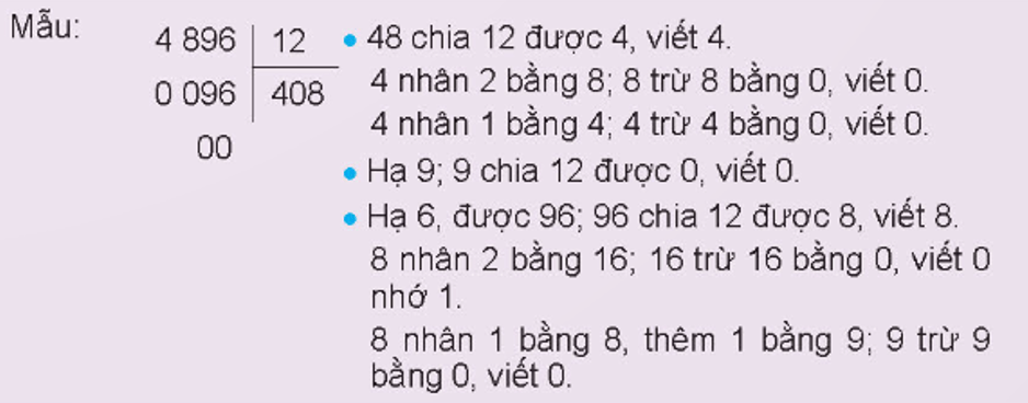 Toán 4 Bài 44 - Chia cho số có hai chữ số - Hình 8