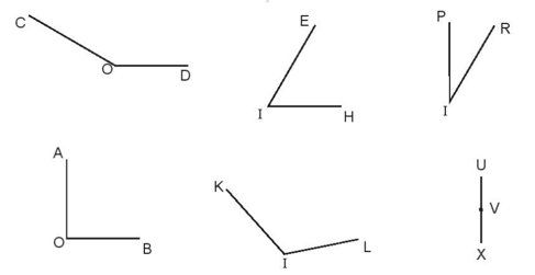 Toán 4 Bài 8 - Góc nhọn, góc tù, góc bẹt - Hình 4