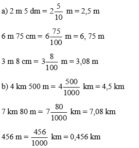 Toán 5 Bài 12 - Viết số đo đại lượng dưới dạng số thập phân - Hình 2