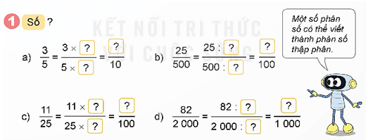 Toán 5 Bài 4 - Phân số thập phân - Hình 2