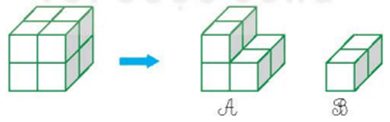 Toán 5 Bài 45 - Thể tích của một hình - Hình 3