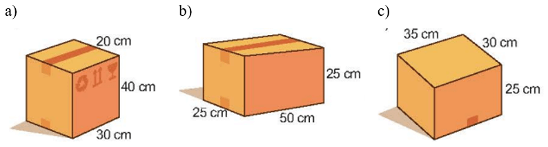 Toán 5 Bài 50 - Diện tích xung quanh và diện tích toàn phần của hình hộp chữ nhật - Hình 1